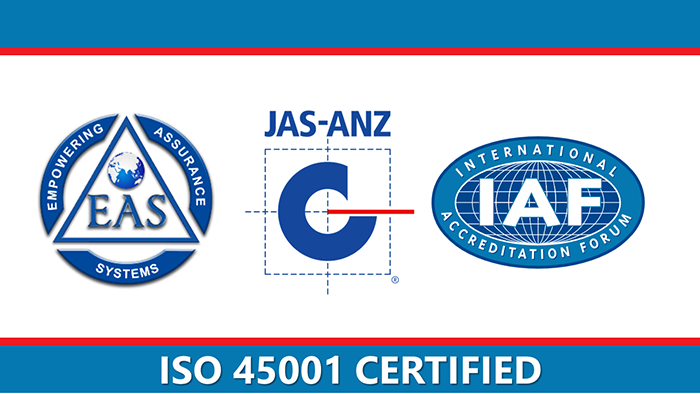 ISO 45001 CERTIFIED